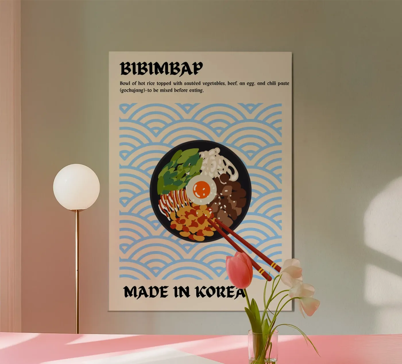 Bibimbap Poster von Nour Studio