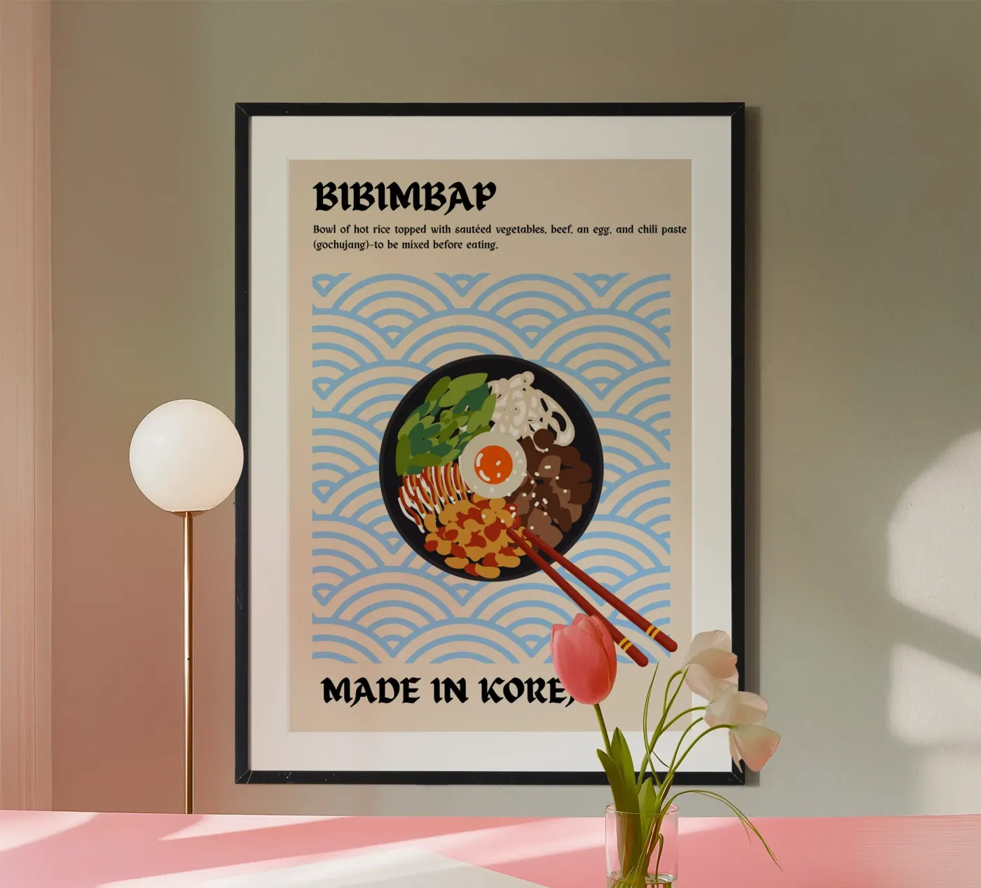 Bibimbap Poster von Nour Studio