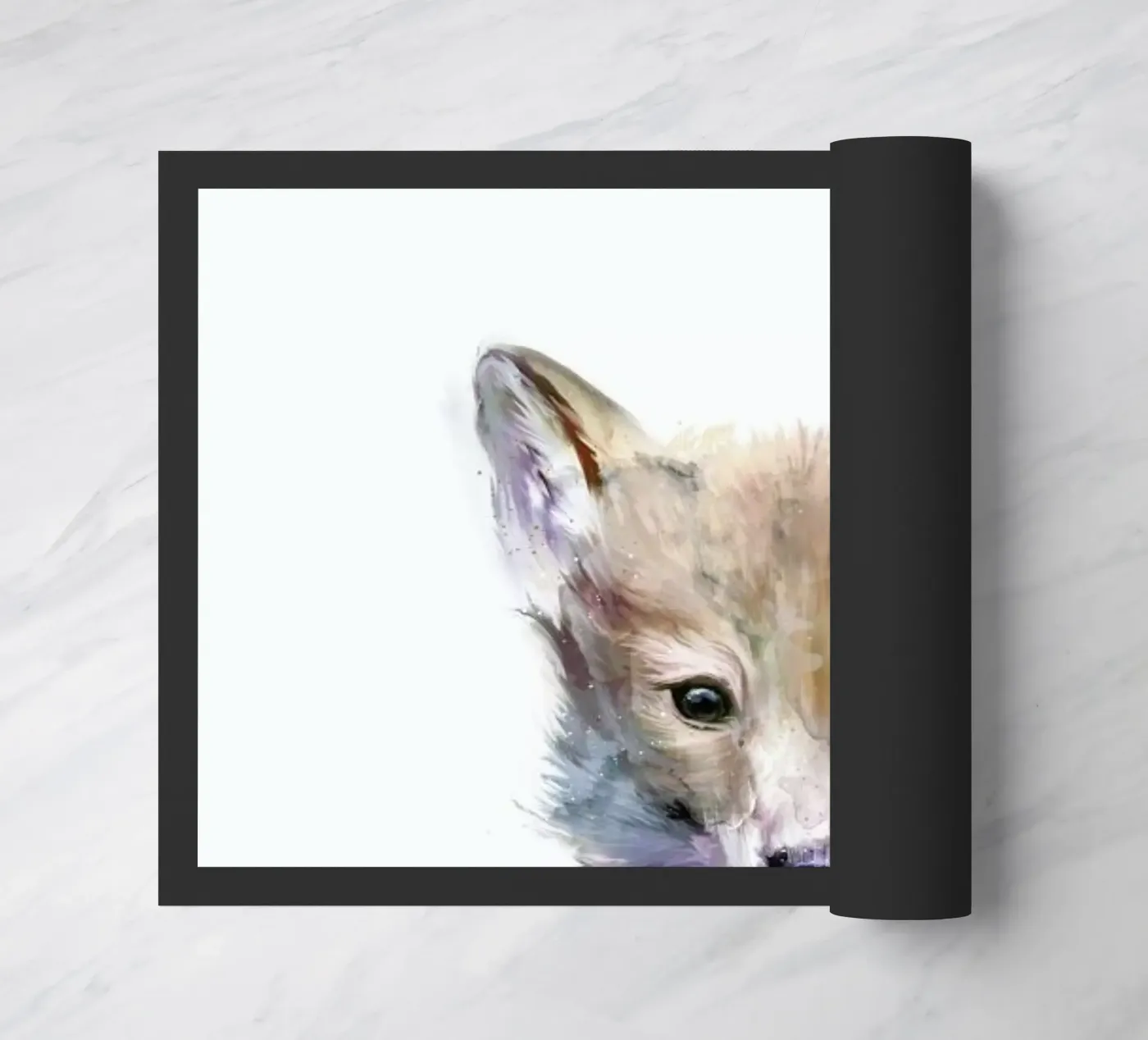 Little Wolf deurmat van Amy Hamilton
