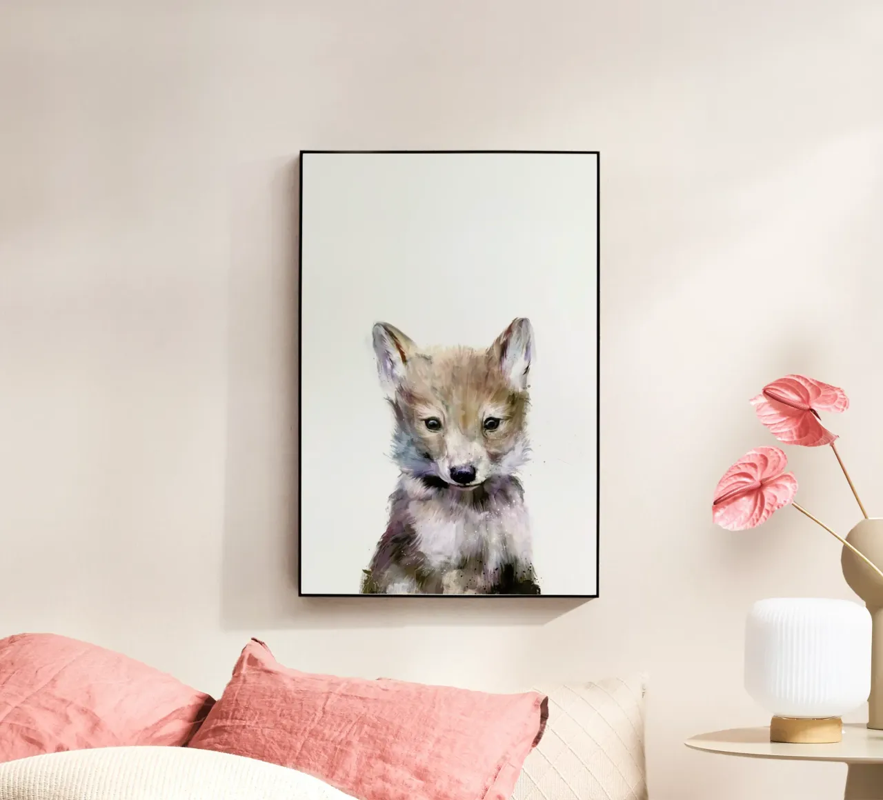 Little Wolf plexiglass da Amy Hamilton