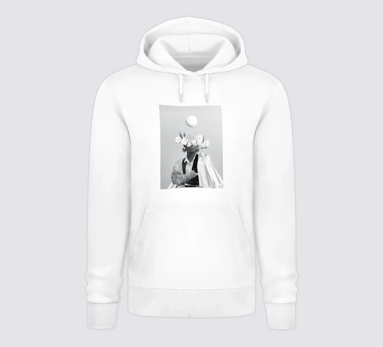 El poder de su contraste sudadera con capucha de Frank Moth