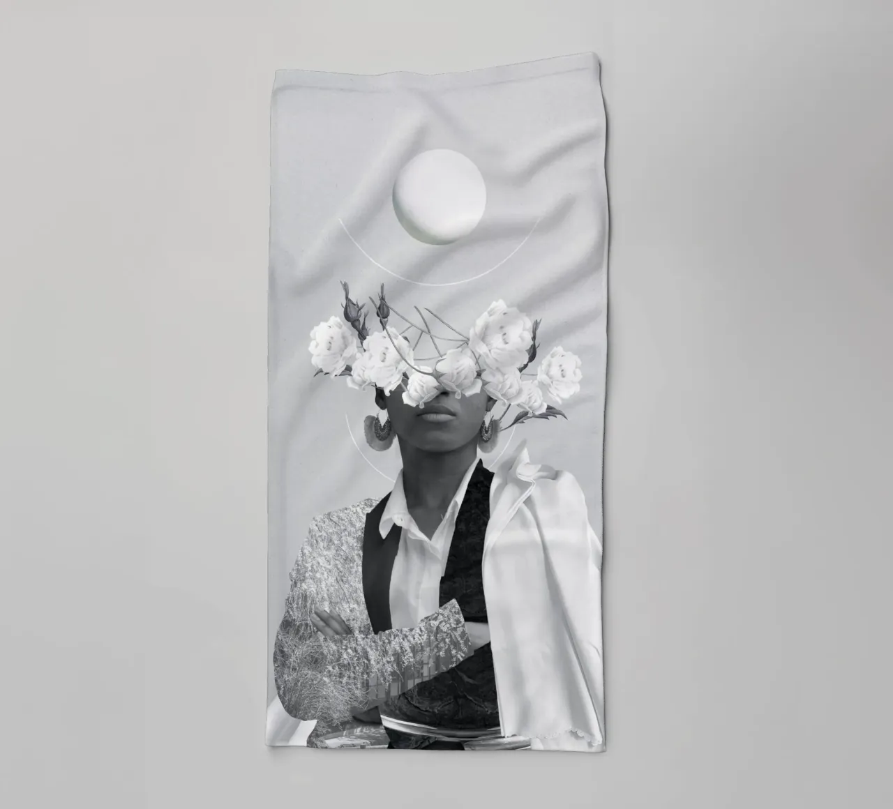 The Power of Your Contrast towel by Frank Moth