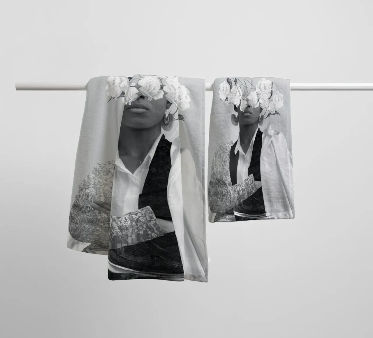The Power of Your Contrast towel by Frank Moth