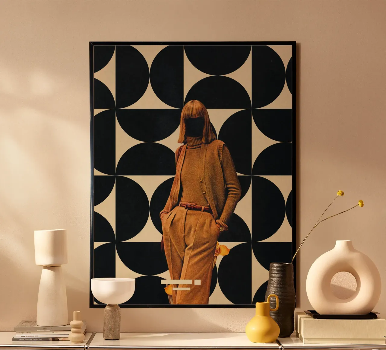 1978 - Collezione Annie Retro poster con telaio in legno da Frank Moth