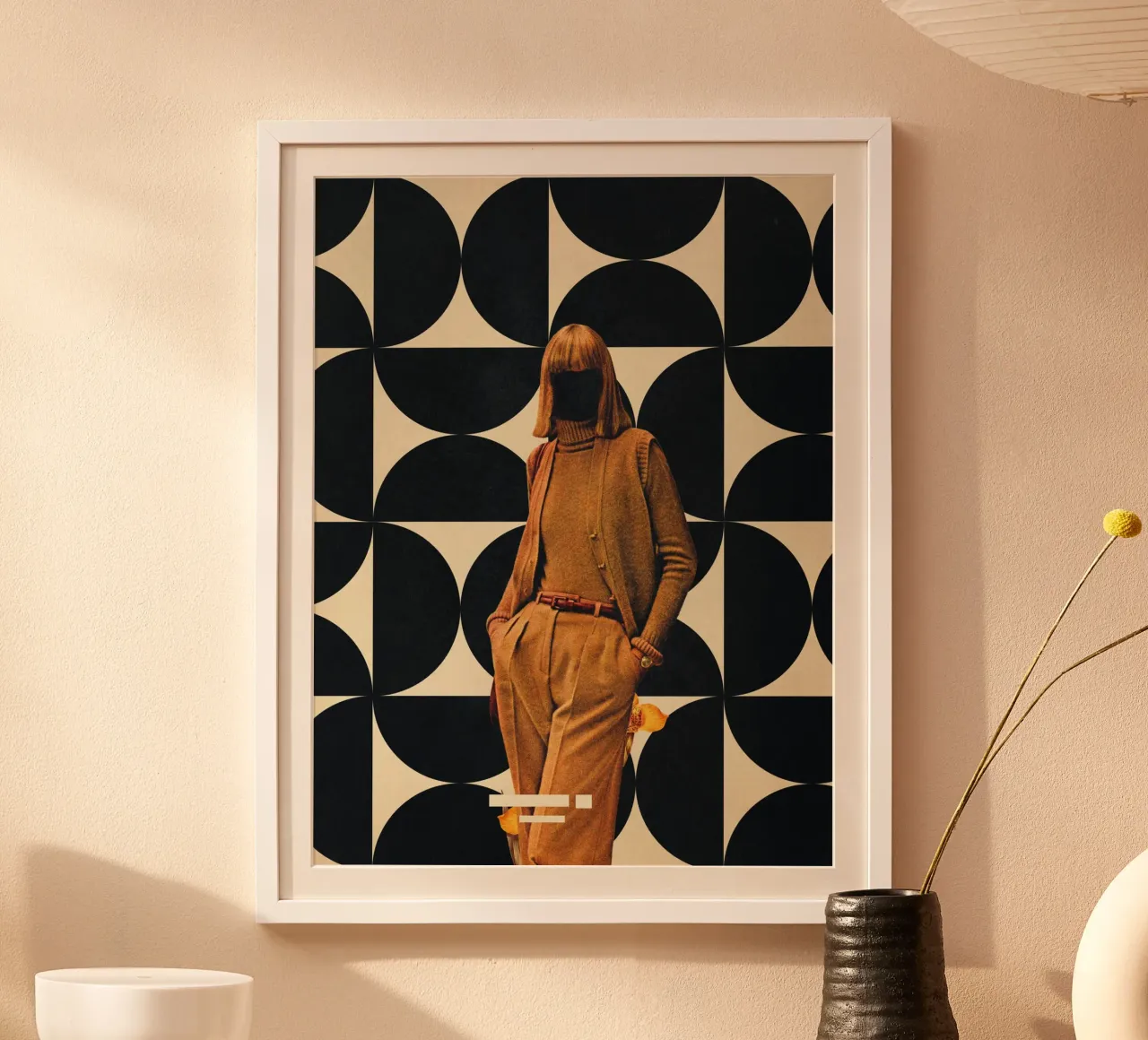 1978 - Collezione Annie Retro poster con telaio in legno da Frank Moth