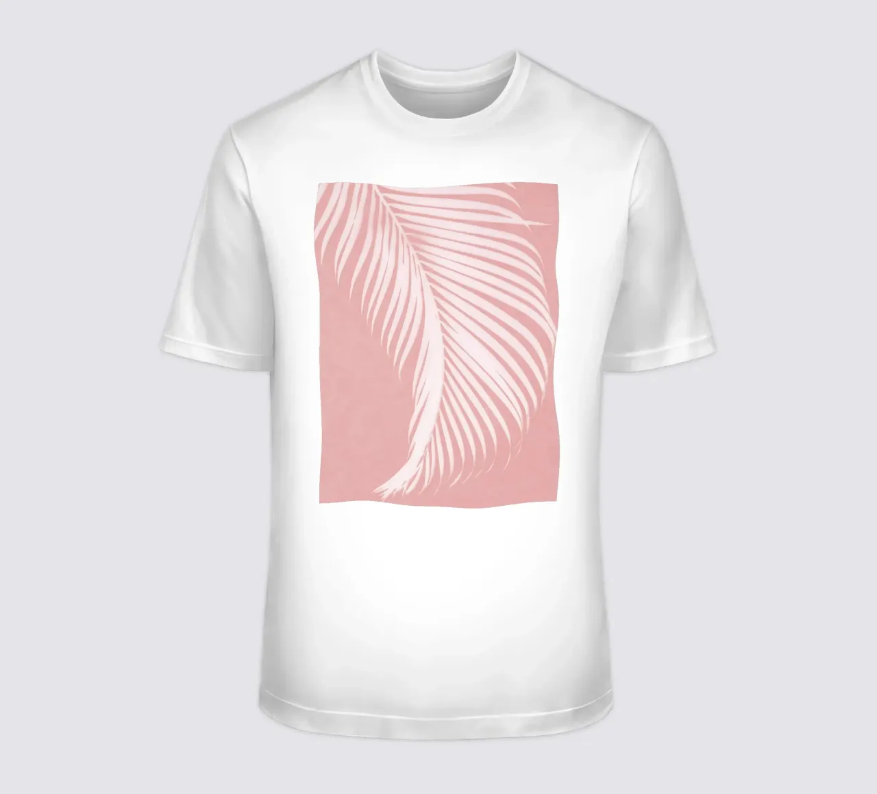 Foglie di palma rosa I t-shirt da amini54
