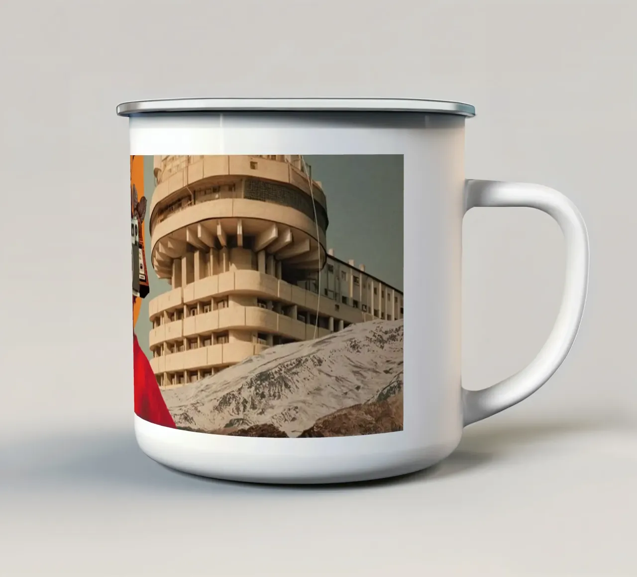 un anno d'oro tazza in smalto da Frank Moth