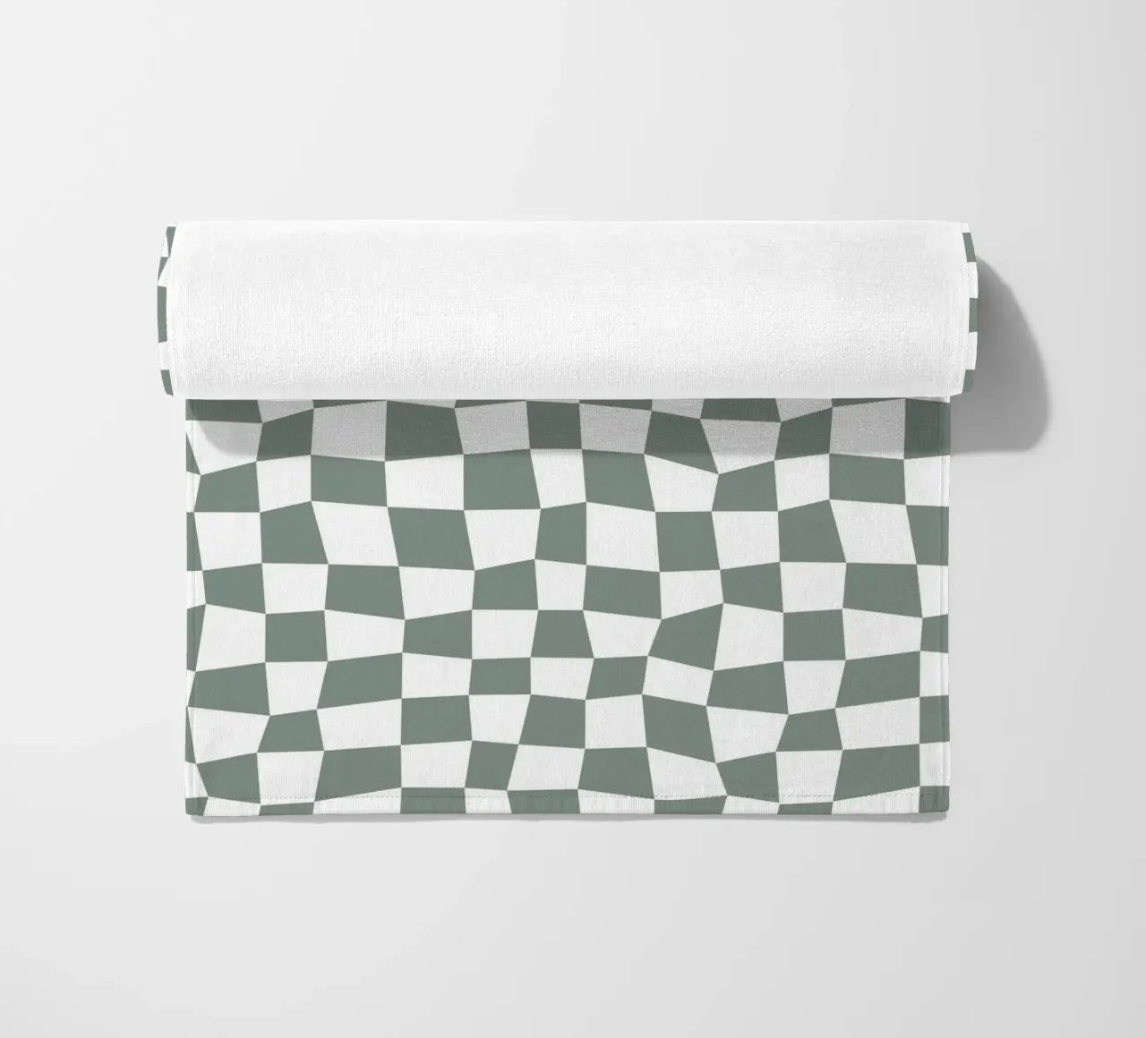 Checker Board Green telo mare da Kate Westworth