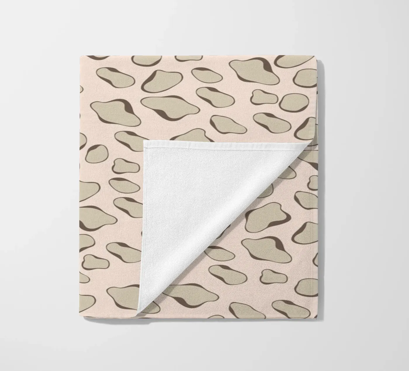 Leopard Beige beach towel by Kate Westworth