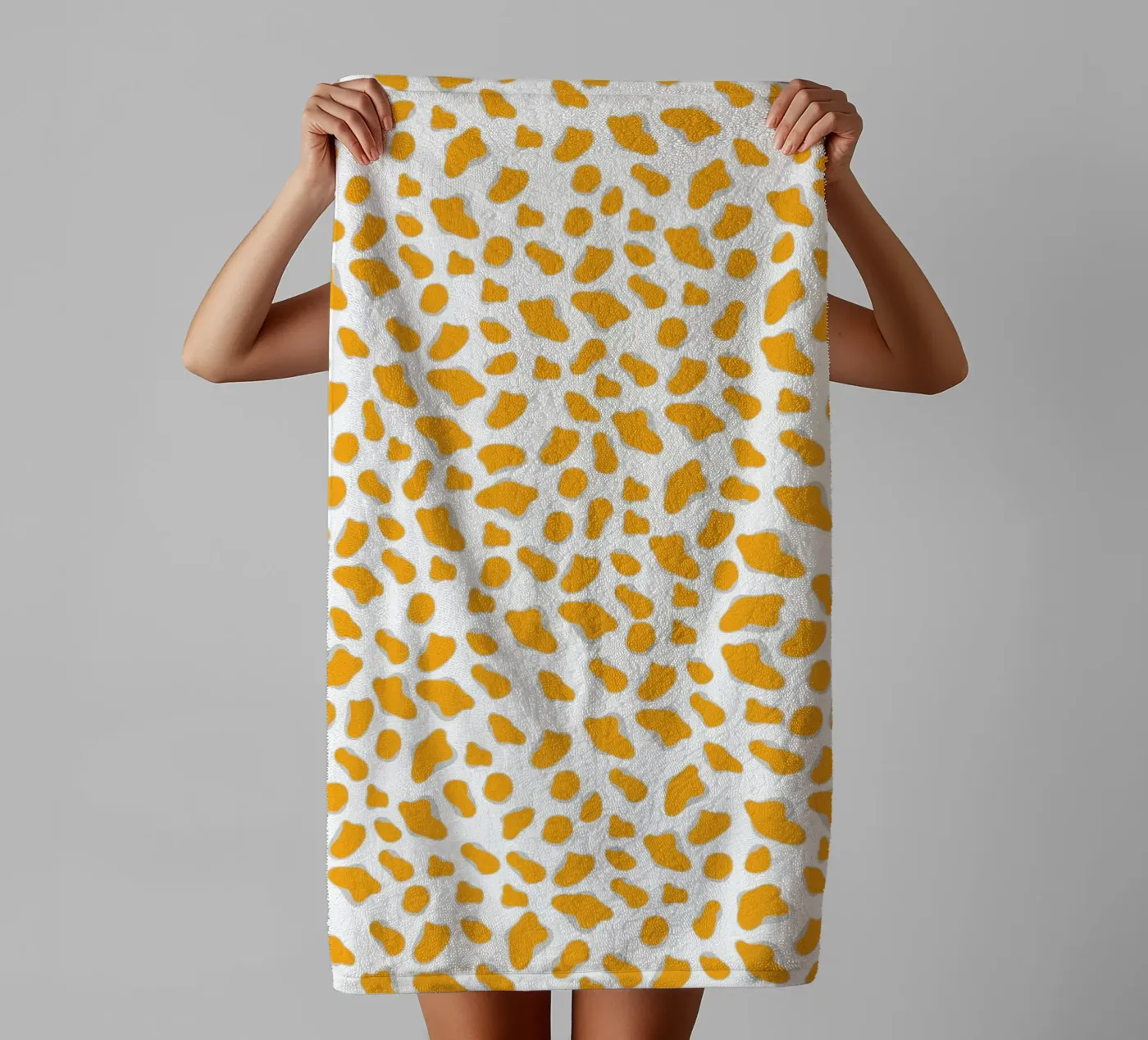 Leopard Yellow serviette de bain de Kate Westworth