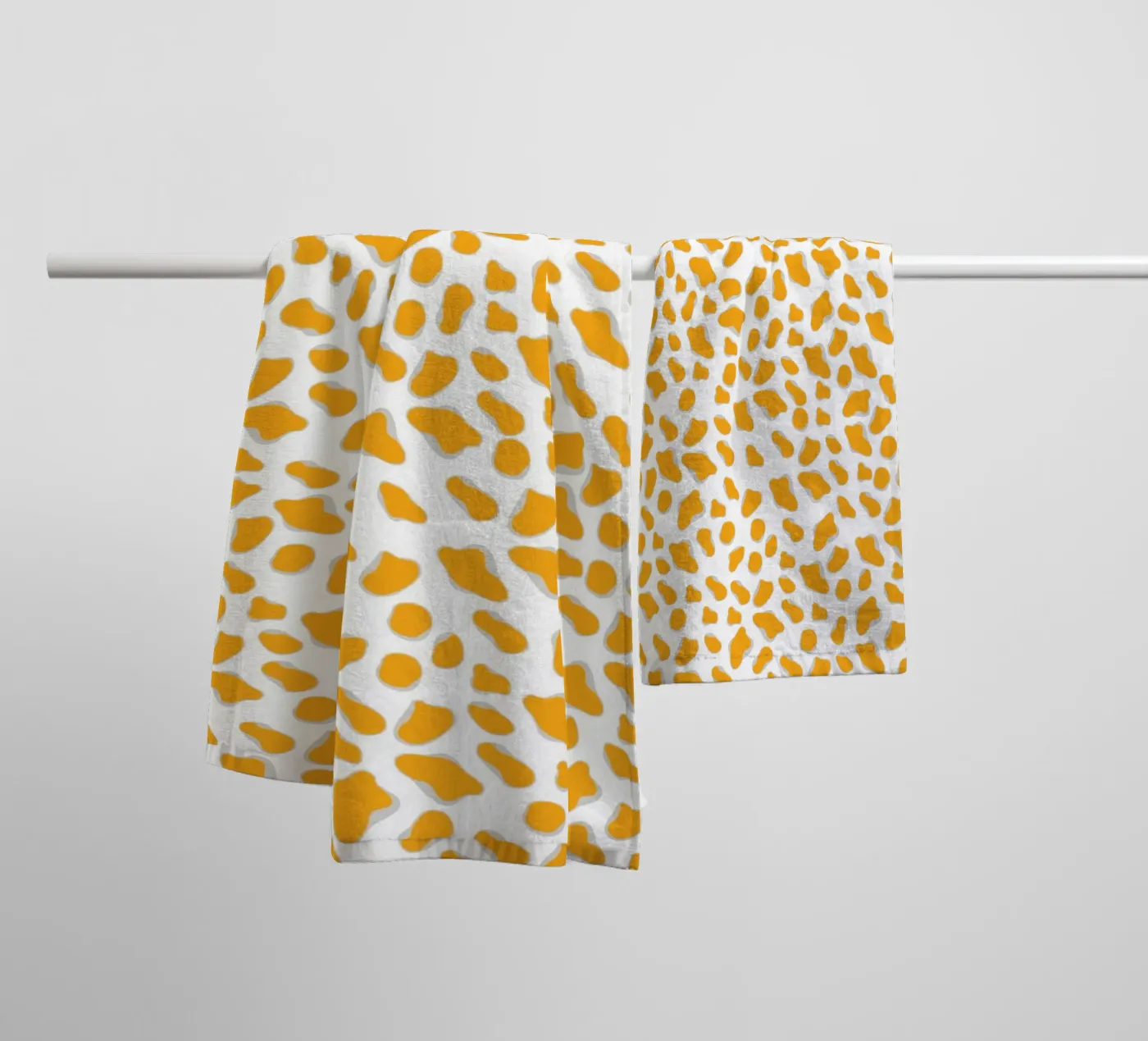 Leopard Yellow serviette de bain de Kate Westworth