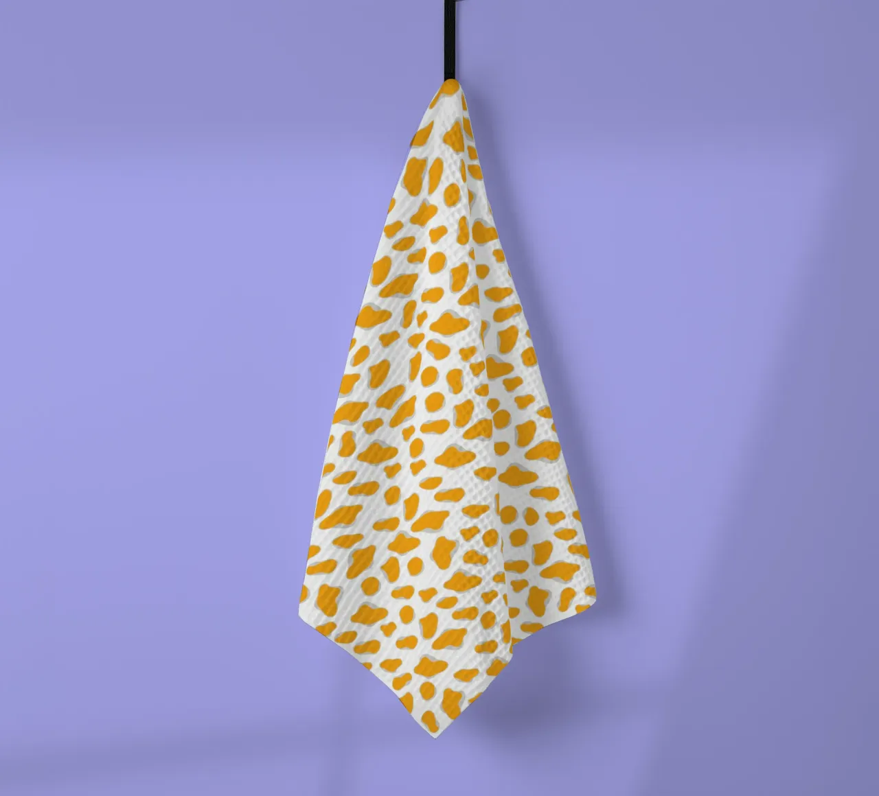 Leopardengelb Geschirrtuch von Kate Westworth