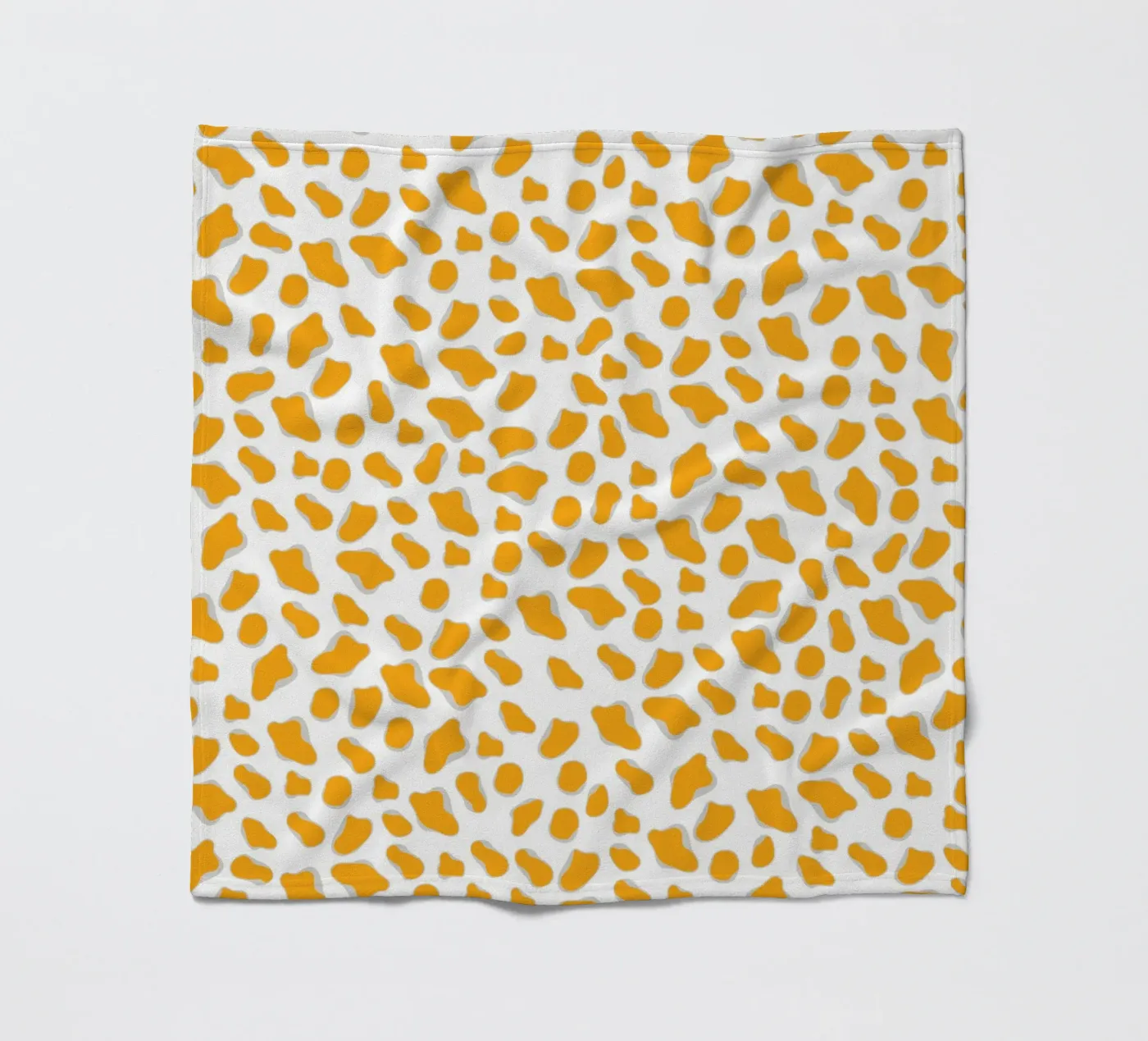 Leopard Yellow plaid polaire de Kate Westworth