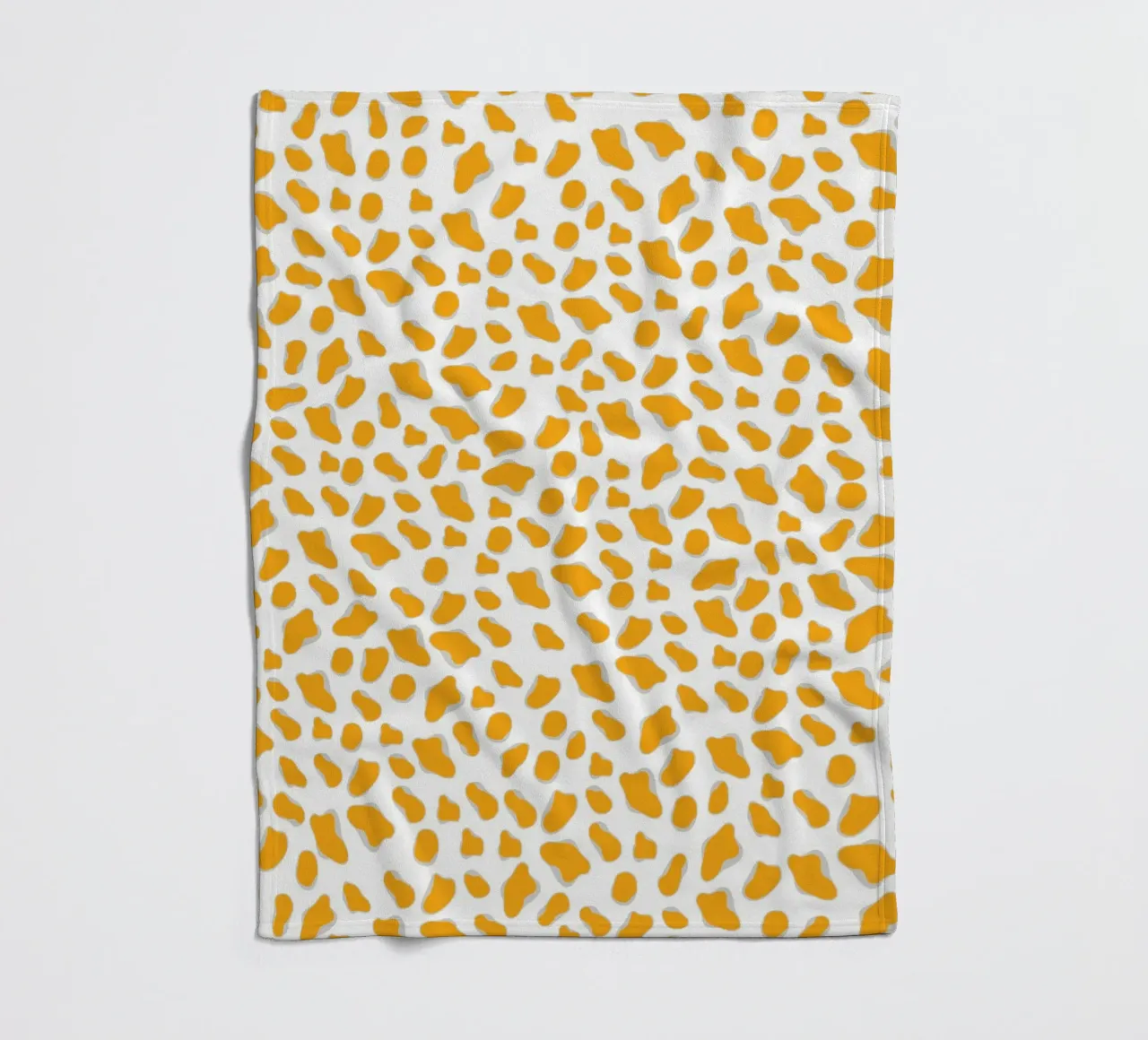 Luipaard Geel fleecedeken van Kate Westworth