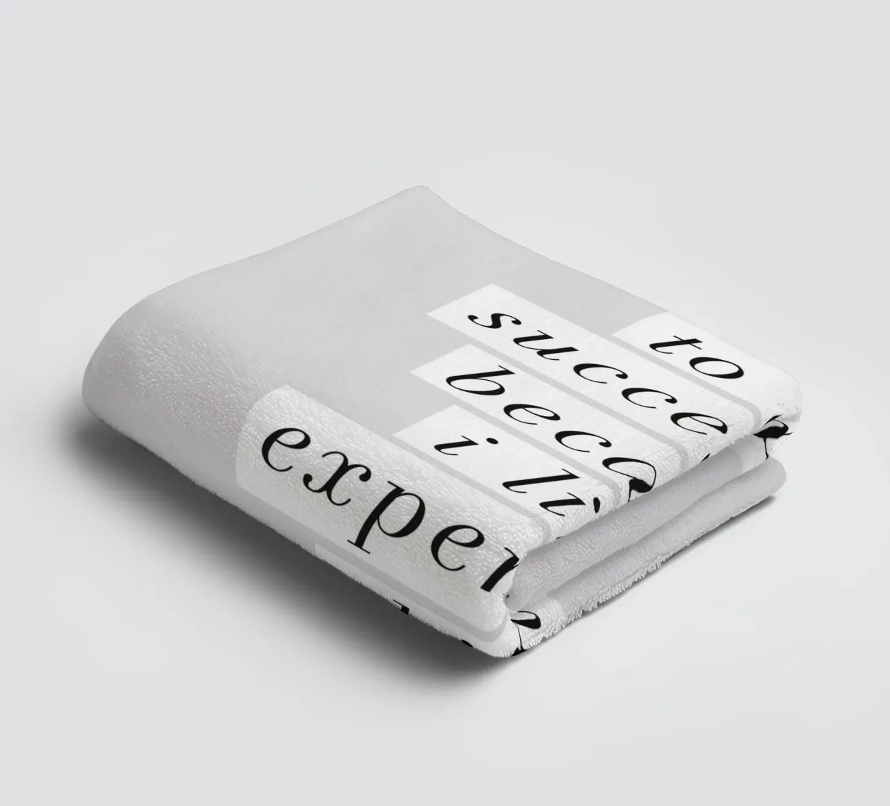I Have to Be Successful Because I Like Expensive Things towel by THE MOTIVATED TYPE