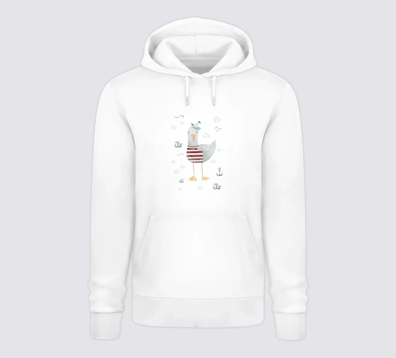 Kleine Möwe felpa con cappuccio da Sabrina Ziegenhorn