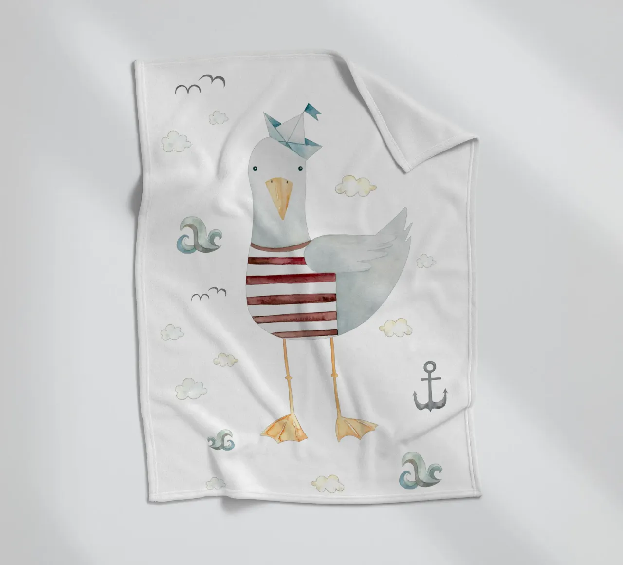Kleine Möwe coperta in pile da Sabrina Ziegenhorn
