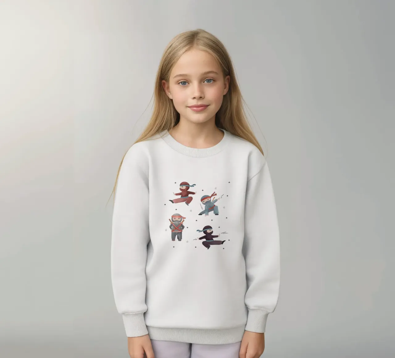 Ninjas felpa bambino da Sabrina Ziegenhorn