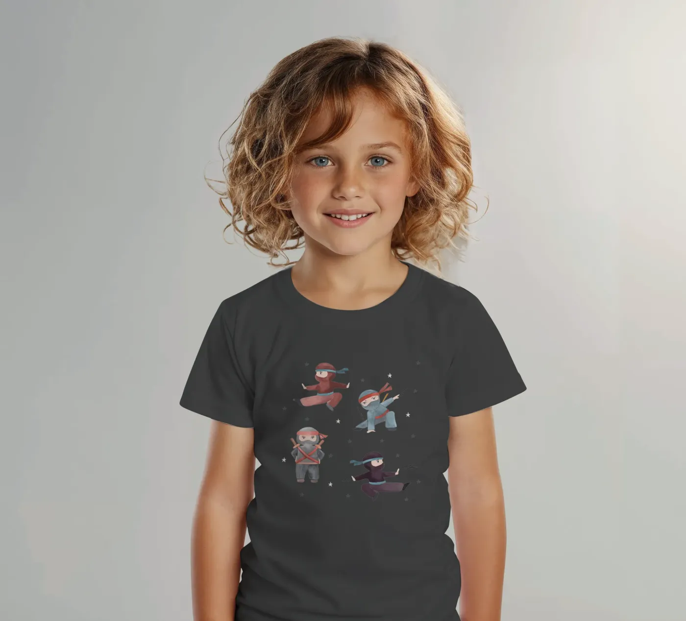 Ninjas t-shirt bambini da Sabrina Ziegenhorn