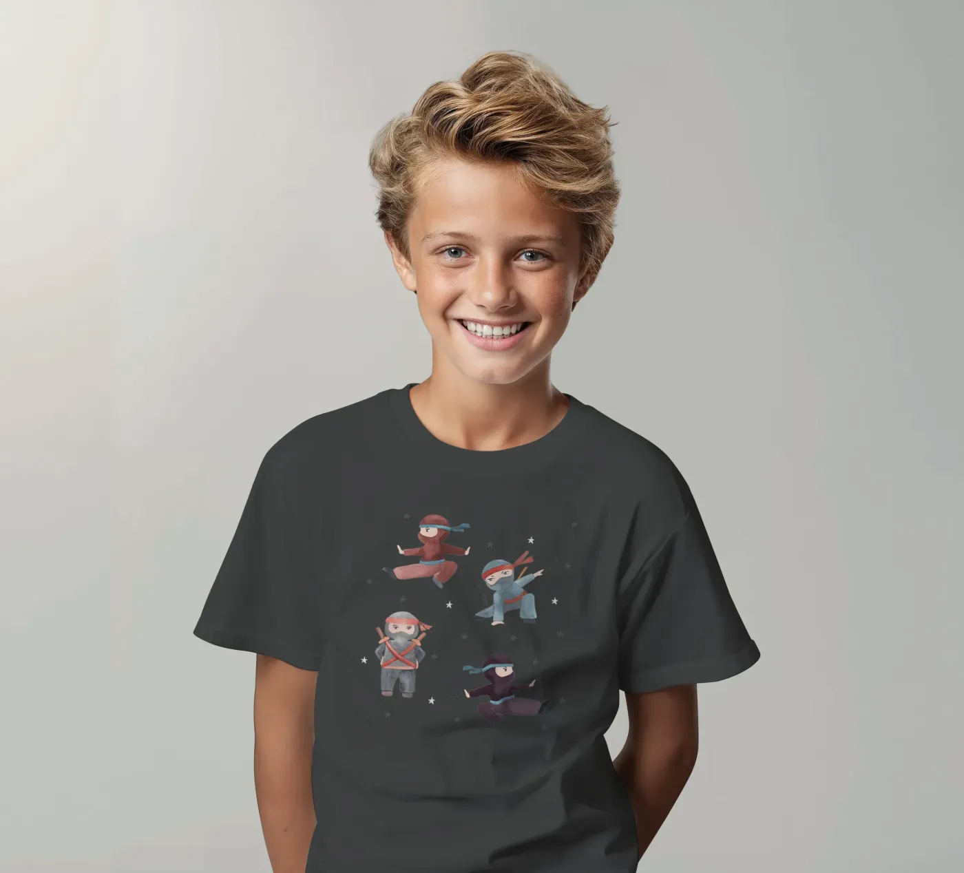 Ninjas t-shirt bambini da Sabrina Ziegenhorn