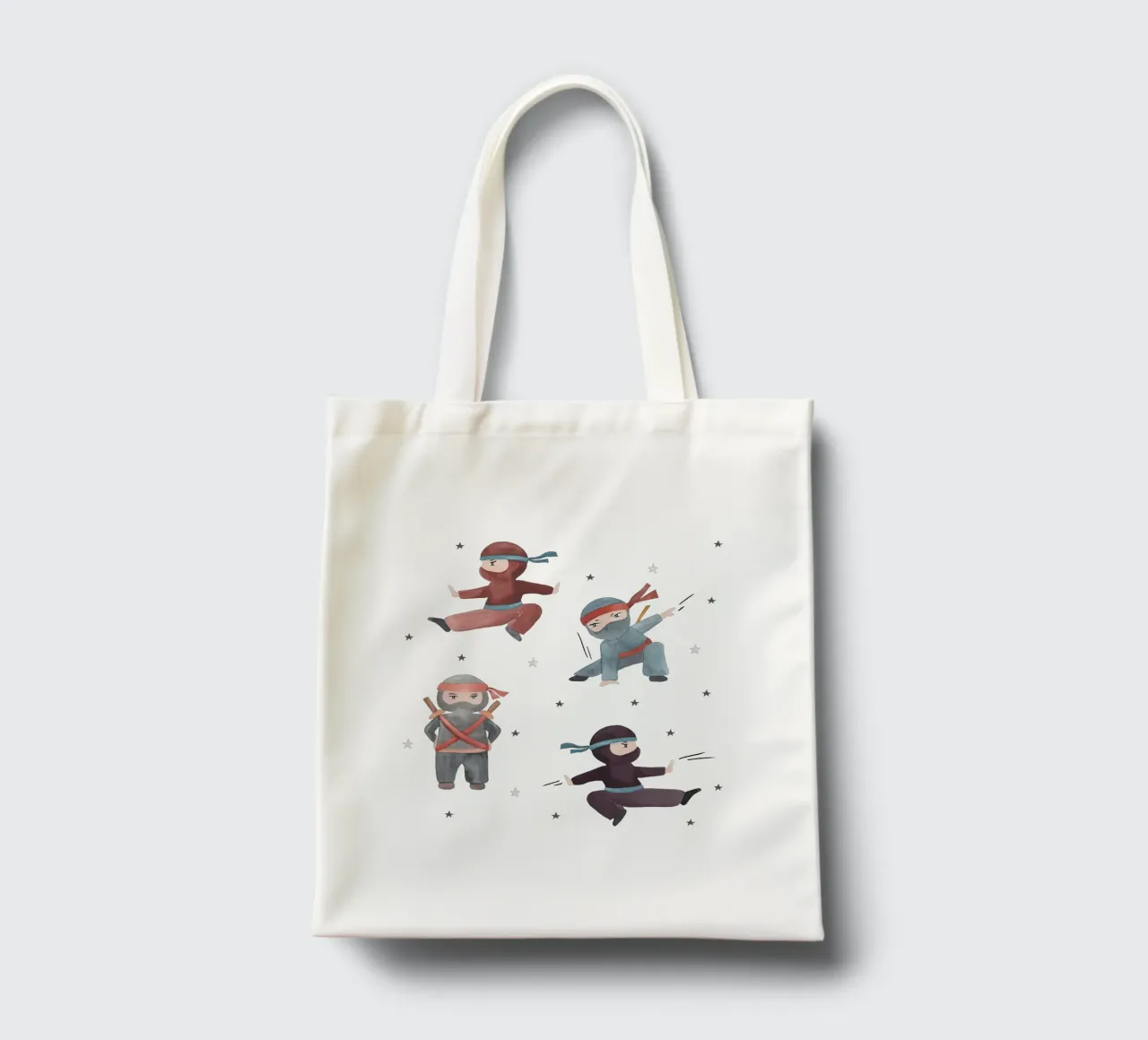 Ninjas borsa in juta da Sabrina Ziegenhorn