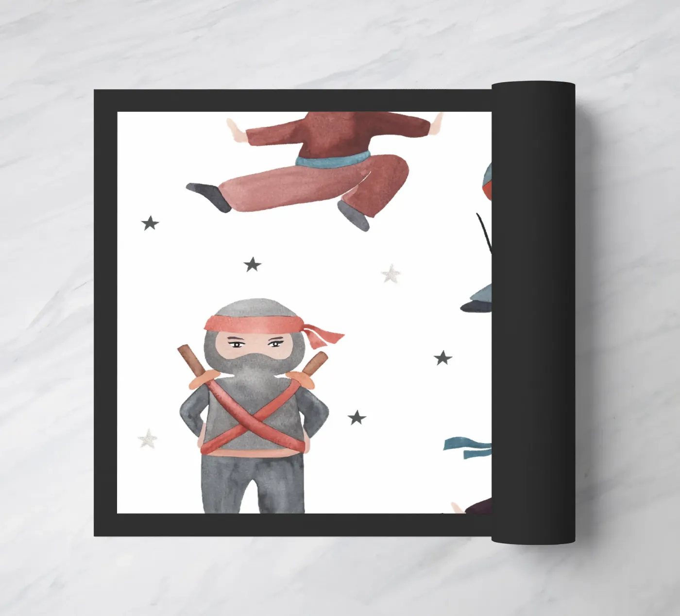 Ninjas deurmat van Sabrina Ziegenhorn