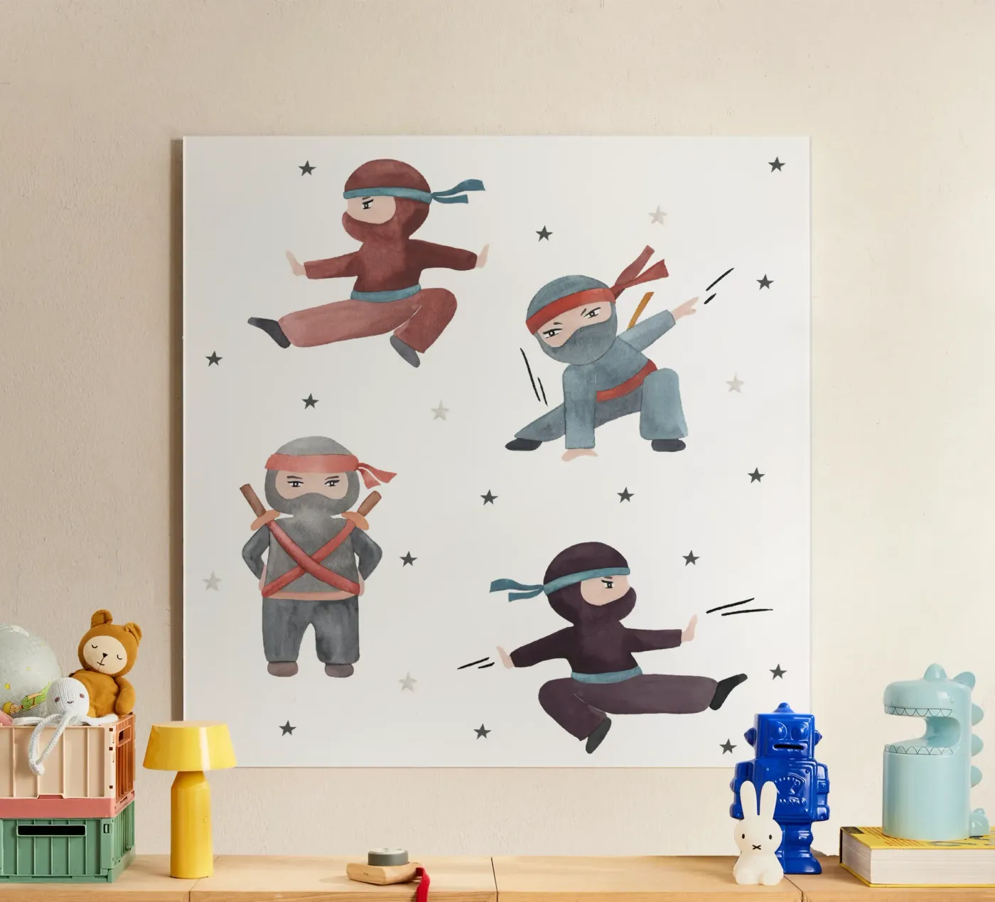 Ninjas plexiglass da Sabrina Ziegenhorn