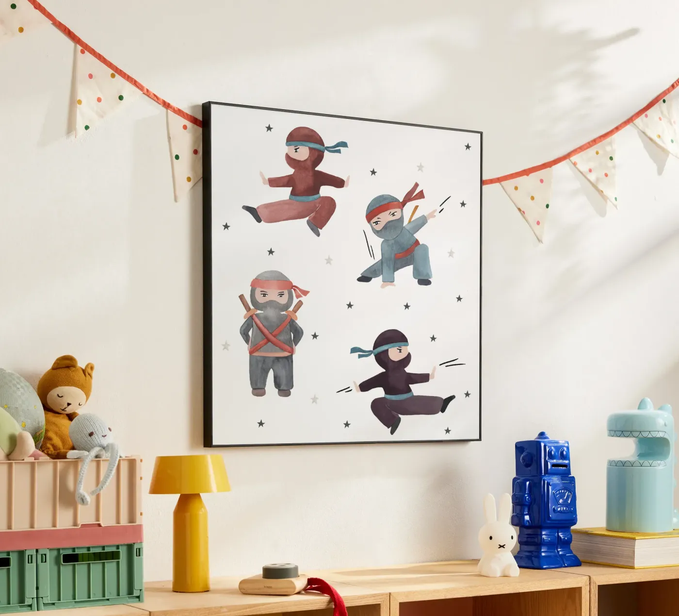 Ninjas alluminio dibond da Sabrina Ziegenhorn