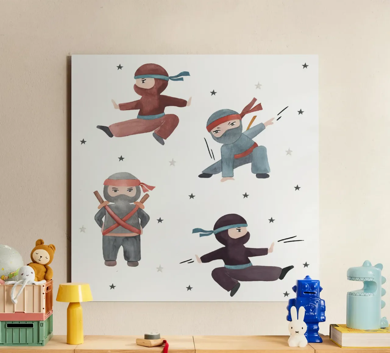 Ninjas alluminio dibond da Sabrina Ziegenhorn