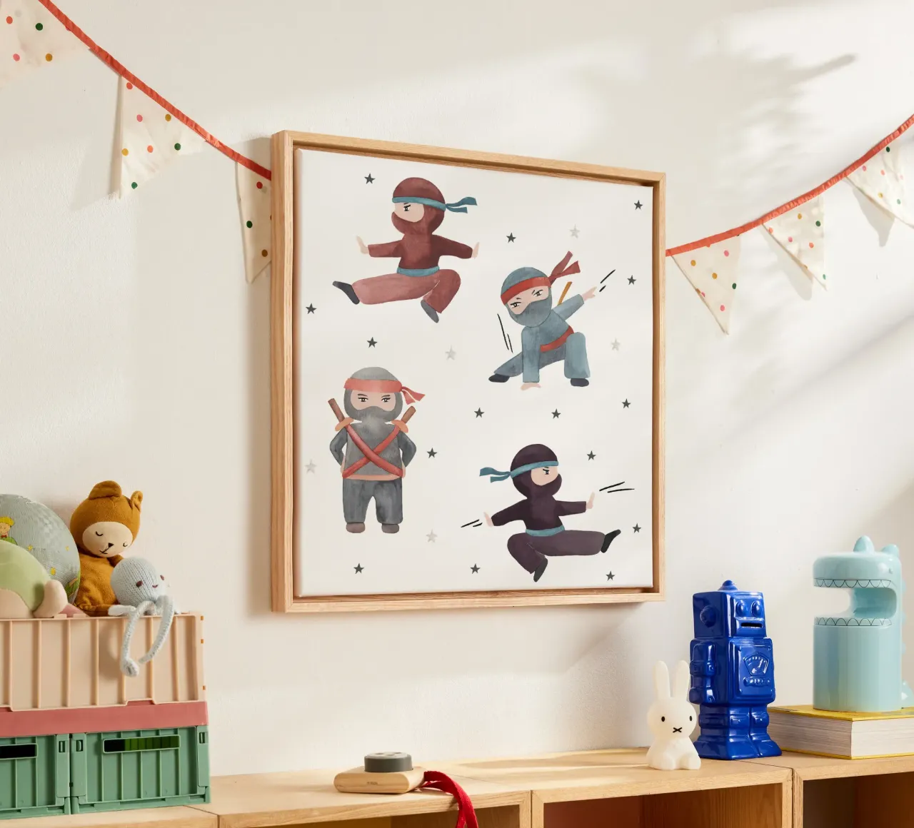 Ninjas tela da Sabrina Ziegenhorn