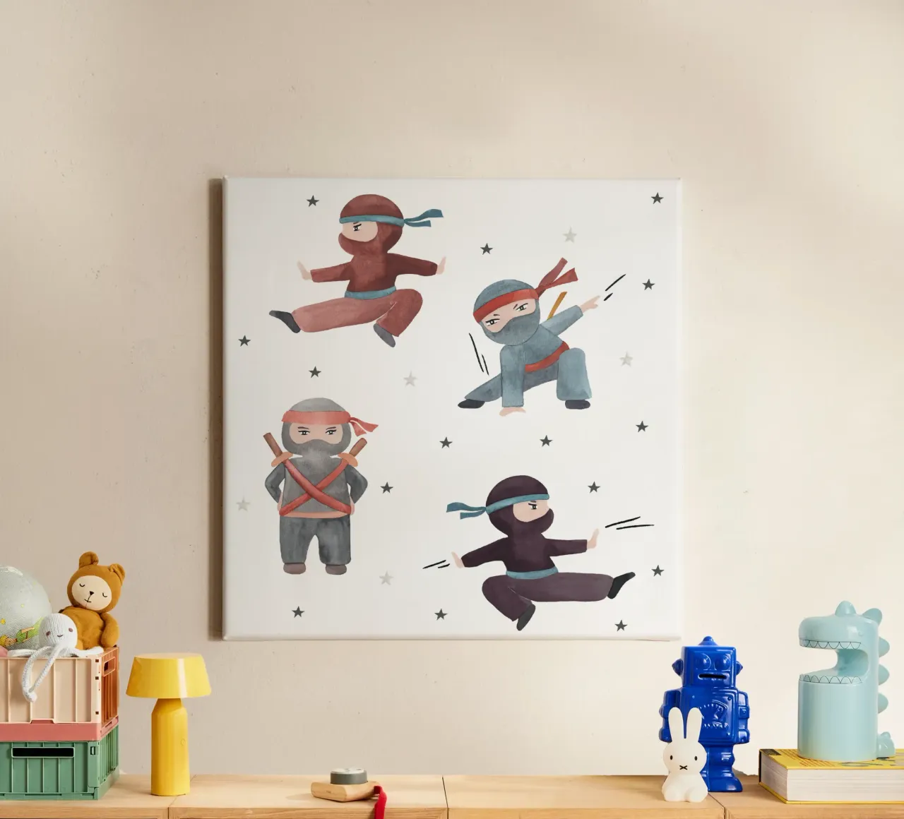 Ninjas tela da Sabrina Ziegenhorn