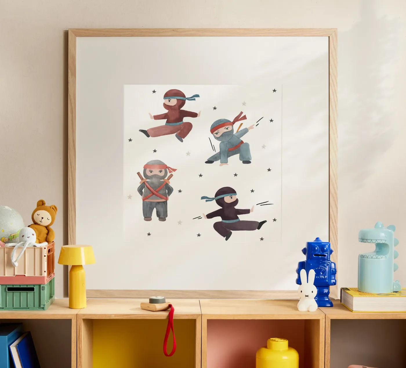 Ninjas poster by Sabrina Ziegenhorn