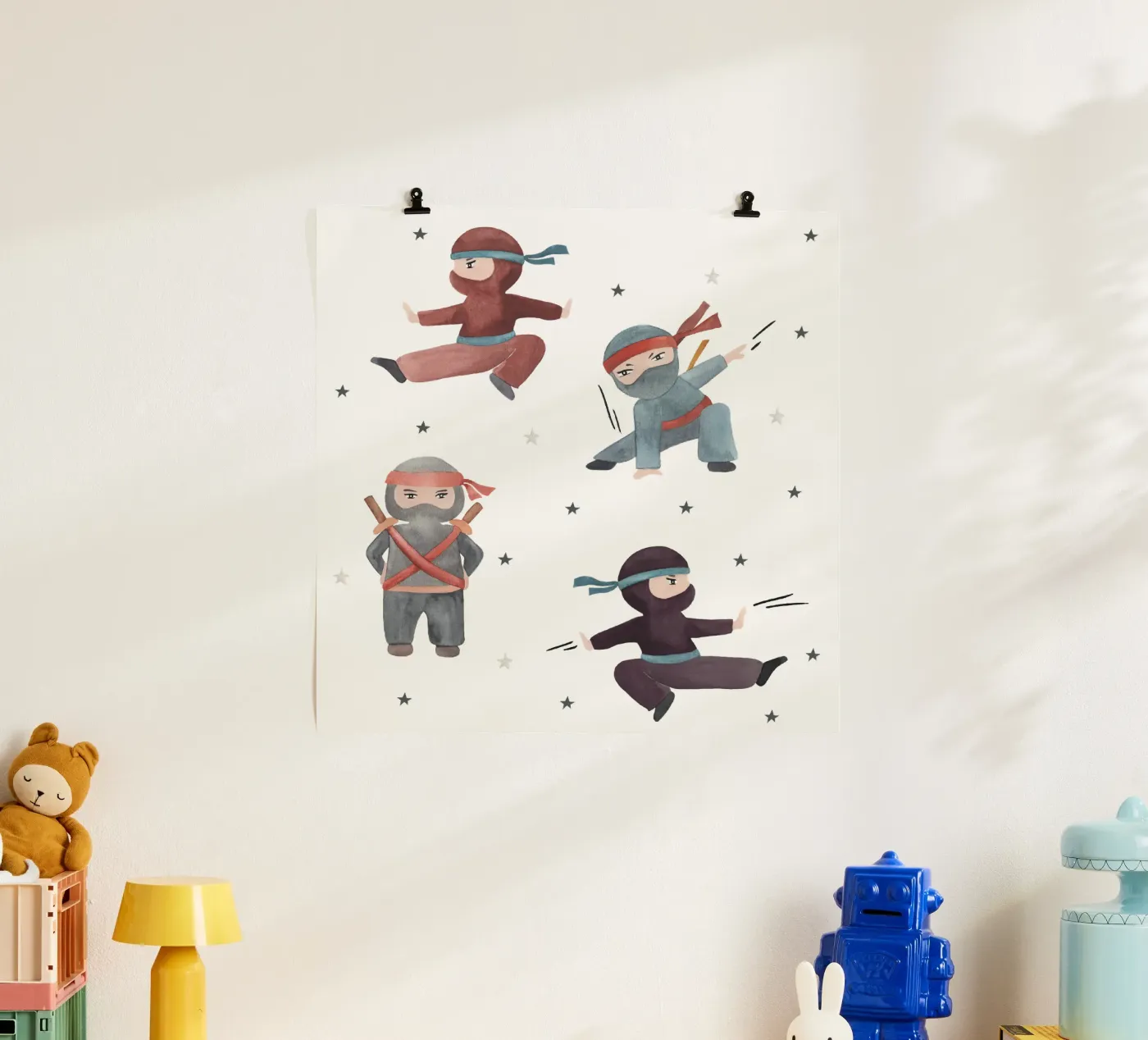 Ninjas poster by Sabrina Ziegenhorn