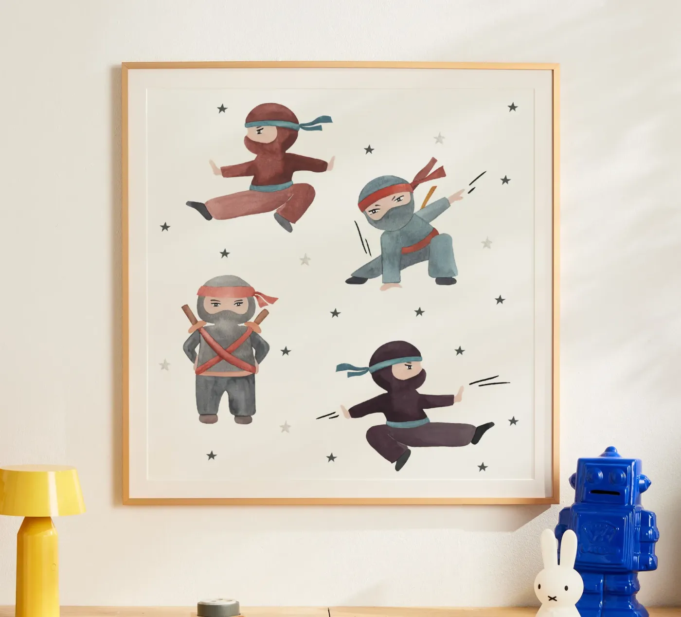 Ninjas poster by Sabrina Ziegenhorn