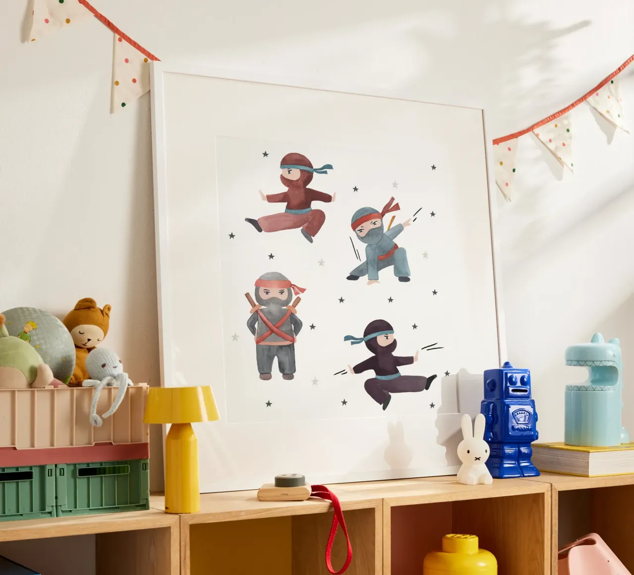 Ninjas poster van Sabrina Ziegenhorn