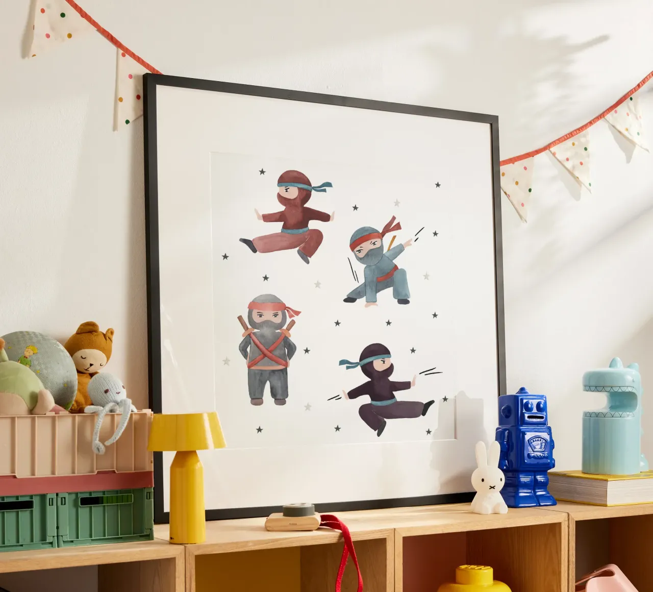 Ninjas poster van Sabrina Ziegenhorn