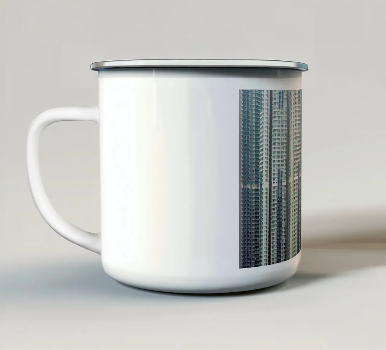 Propinquity Hong Kong 2 tazza in smalto da Simon Butterworth