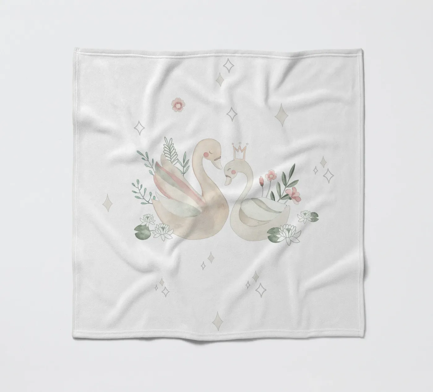 Swan Lake Fleecedecke von Sabrina Ziegenhorn