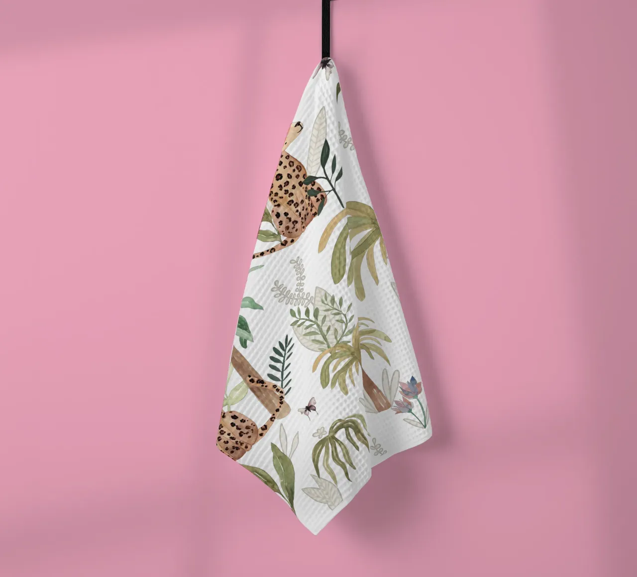 Jungle tea towel by Sabrina Ziegenhorn