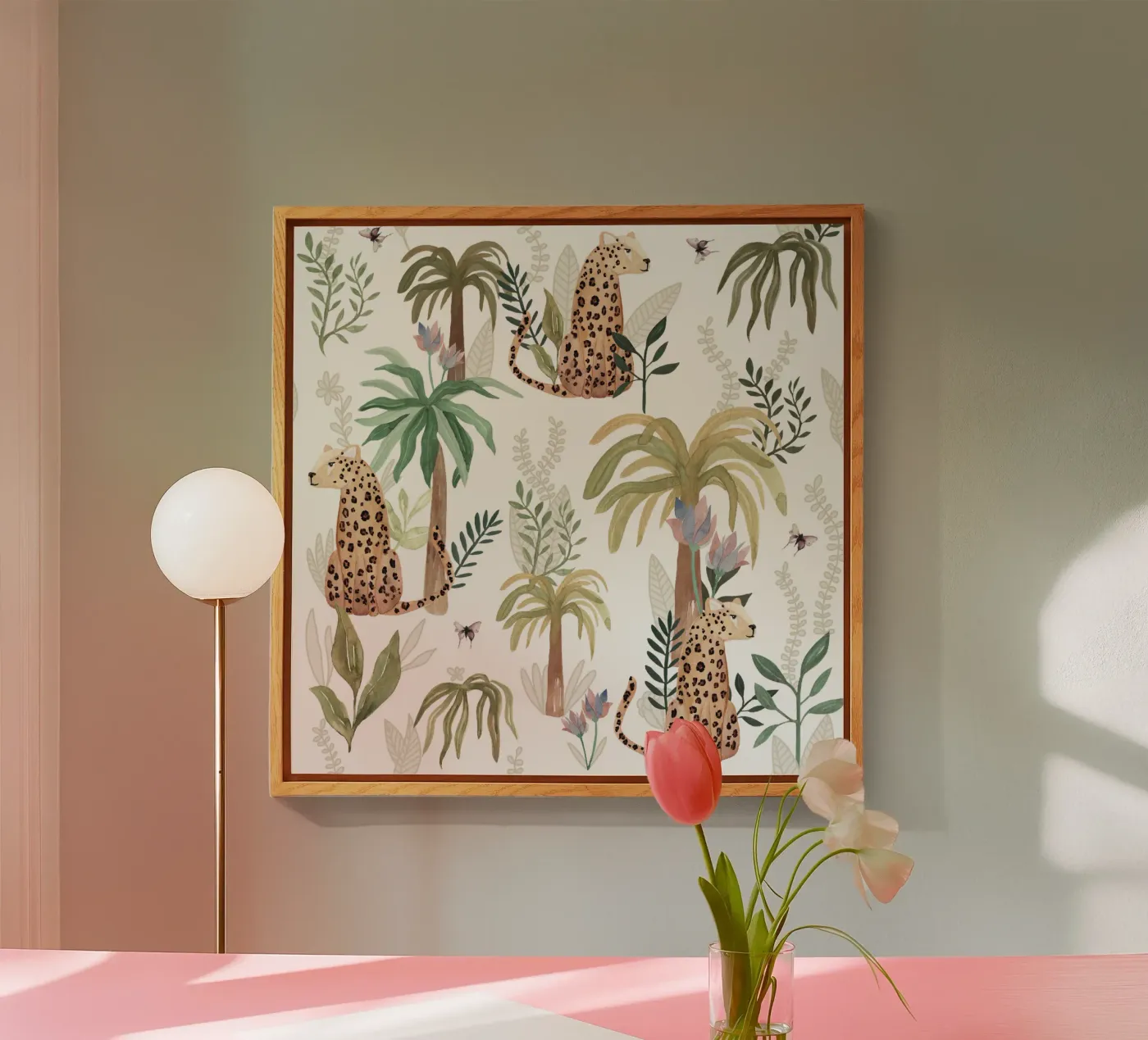 Jungle acrylic glass by Sabrina Ziegenhorn