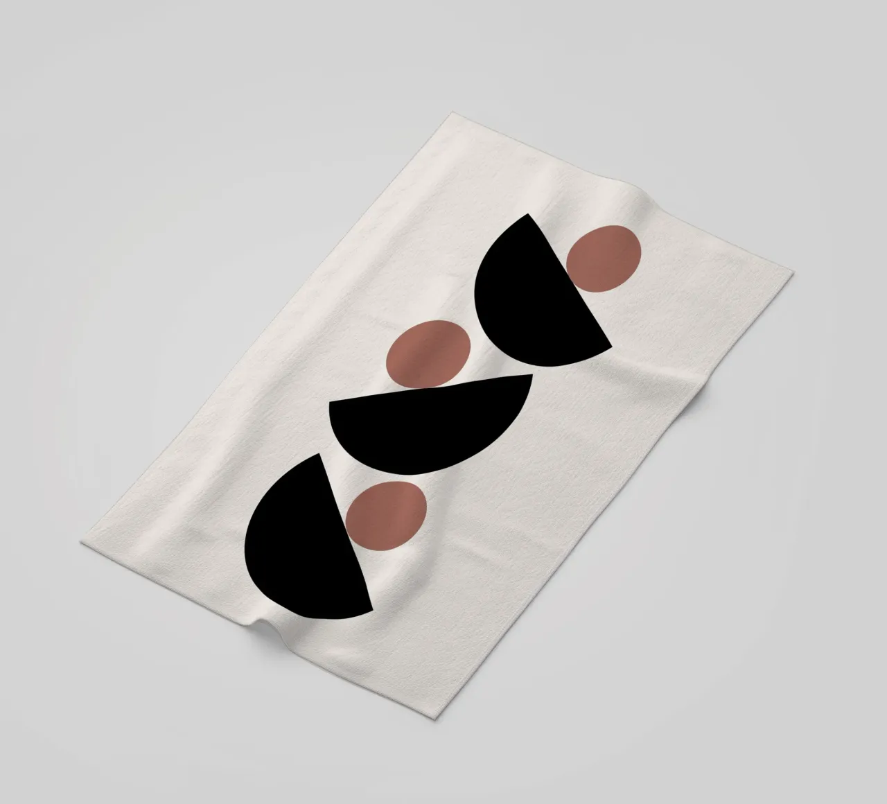 Abstrait Boho mid century Motif 04 serviette de plage de Paigaam Studio