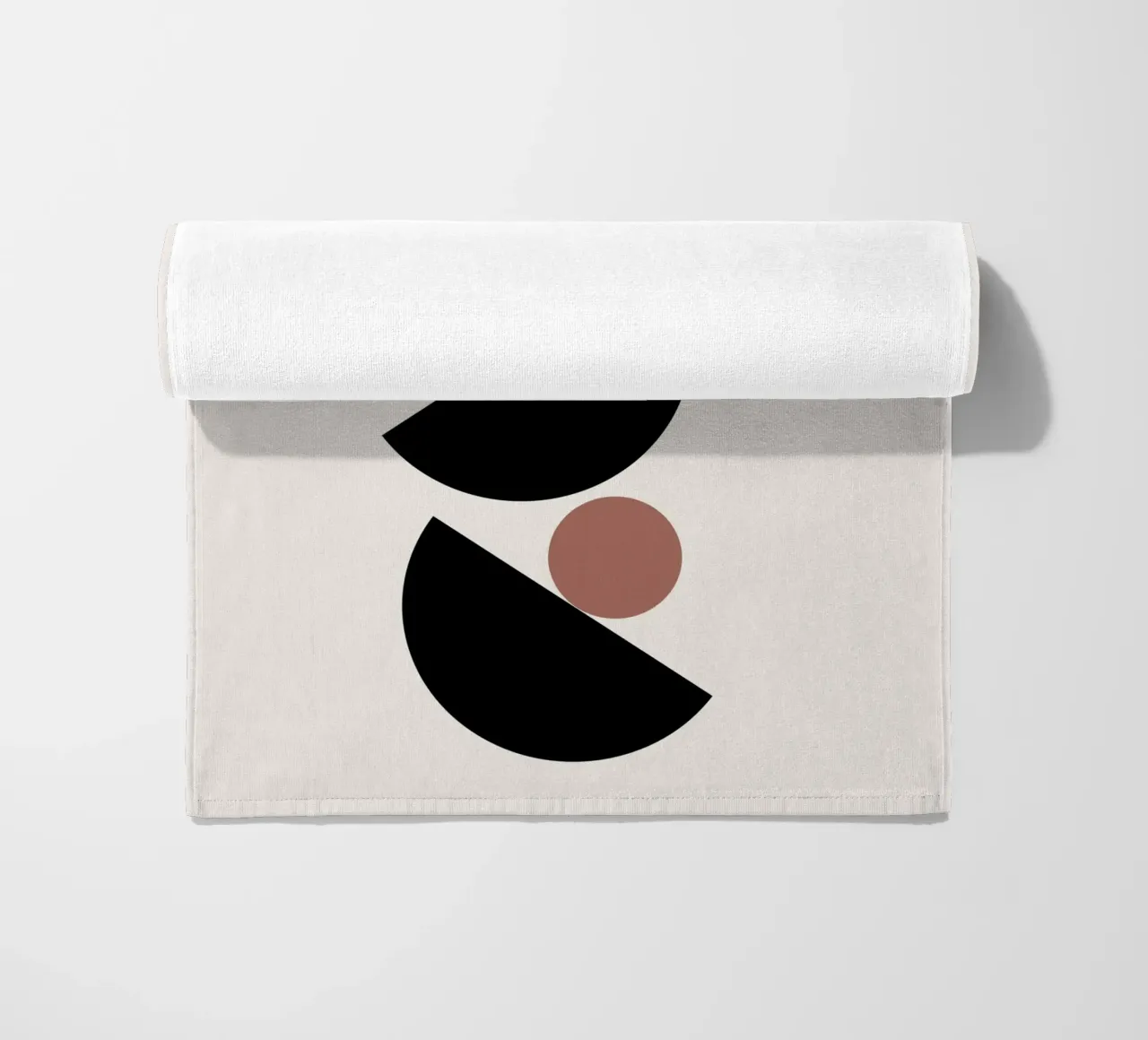 Abstrait Boho mid century Motif 04 serviette de plage de Paigaam Studio