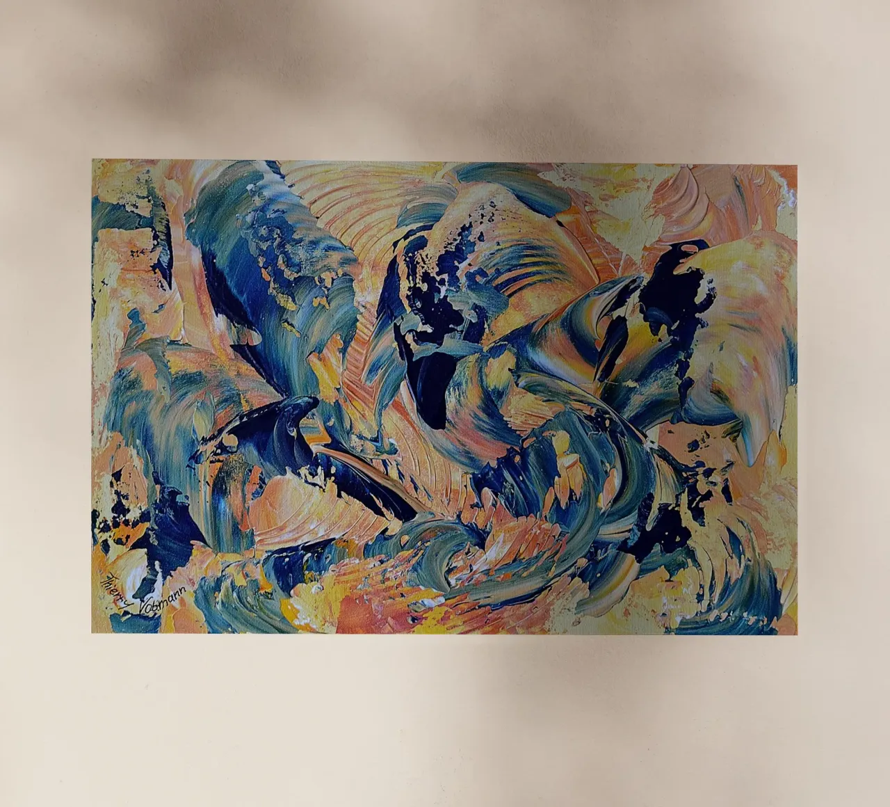 IDEAL GIFT 40 pellicola backlit da Thierry Vobmann Abstract painting