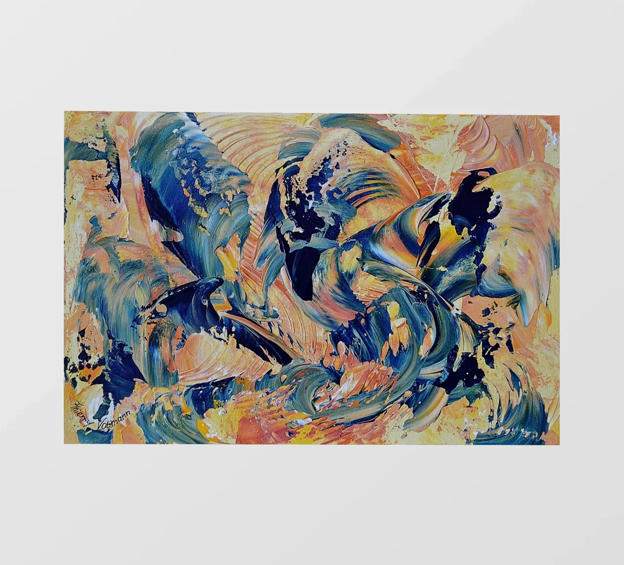 IDEAL GIFT 40 pellicola backlit da Thierry Vobmann Abstract painting