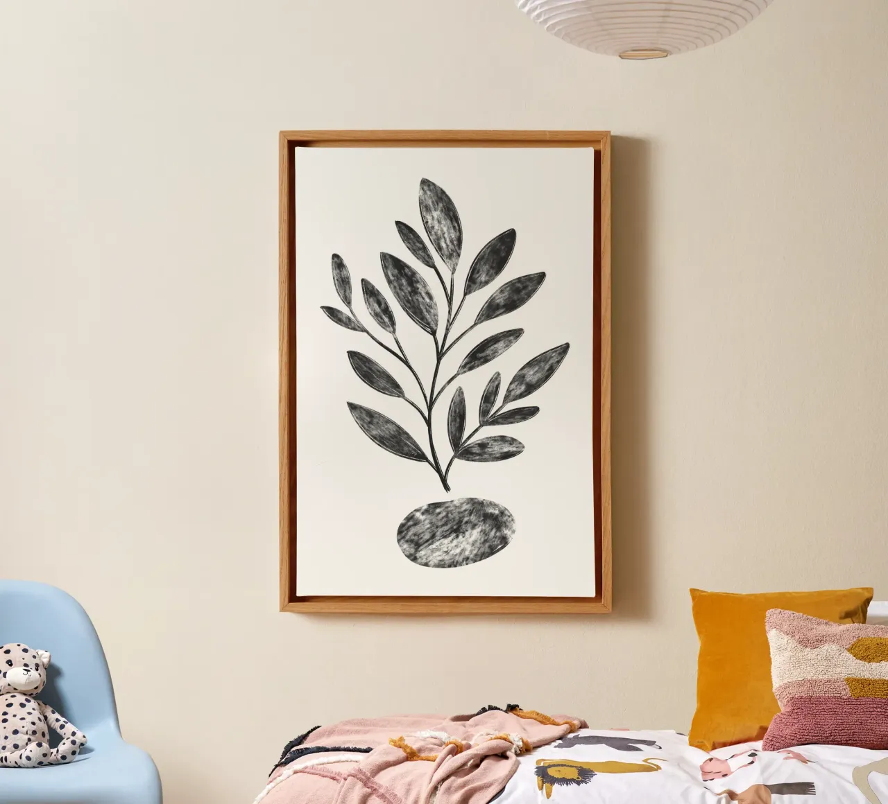 Batikfabriek canvas met Baklijst van Martina