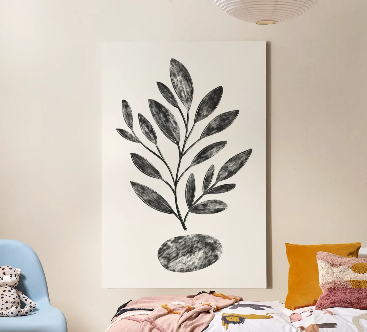 Batikfabriek canvas met Baklijst van Martina