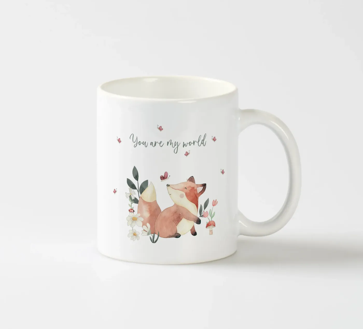 Foxy ceramic mug by Sabrina Ziegenhorn