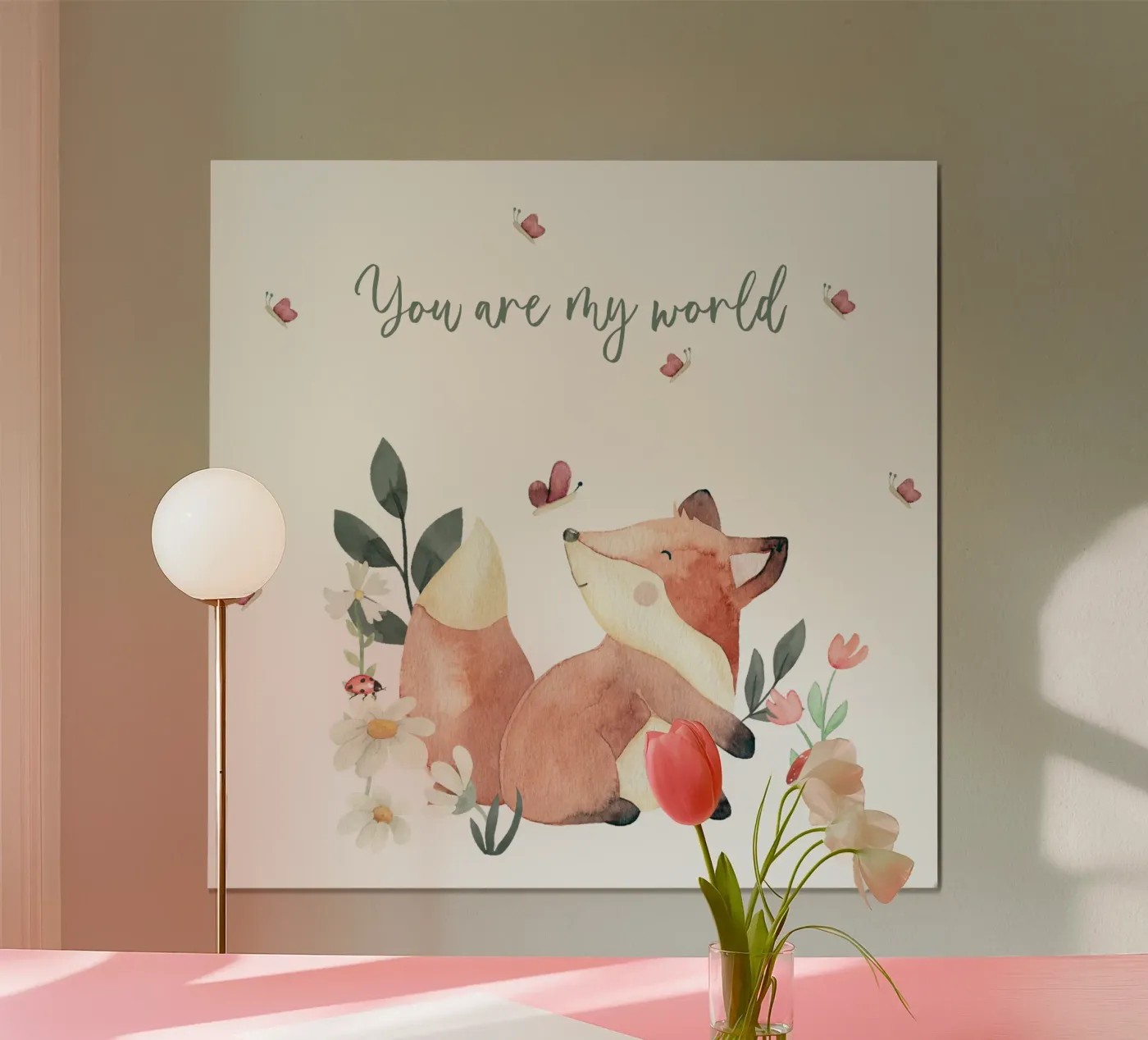 Foxy poster van Sabrina Ziegenhorn