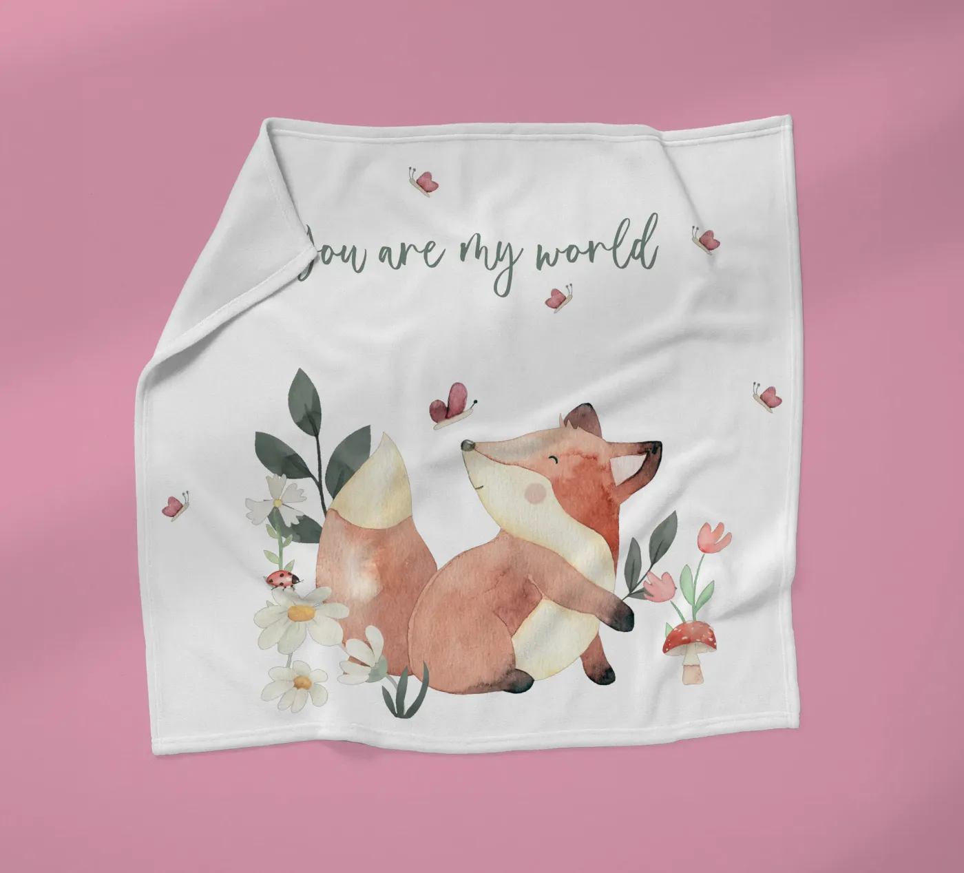 Foxy Fleecedecke von Sabrina Ziegenhorn