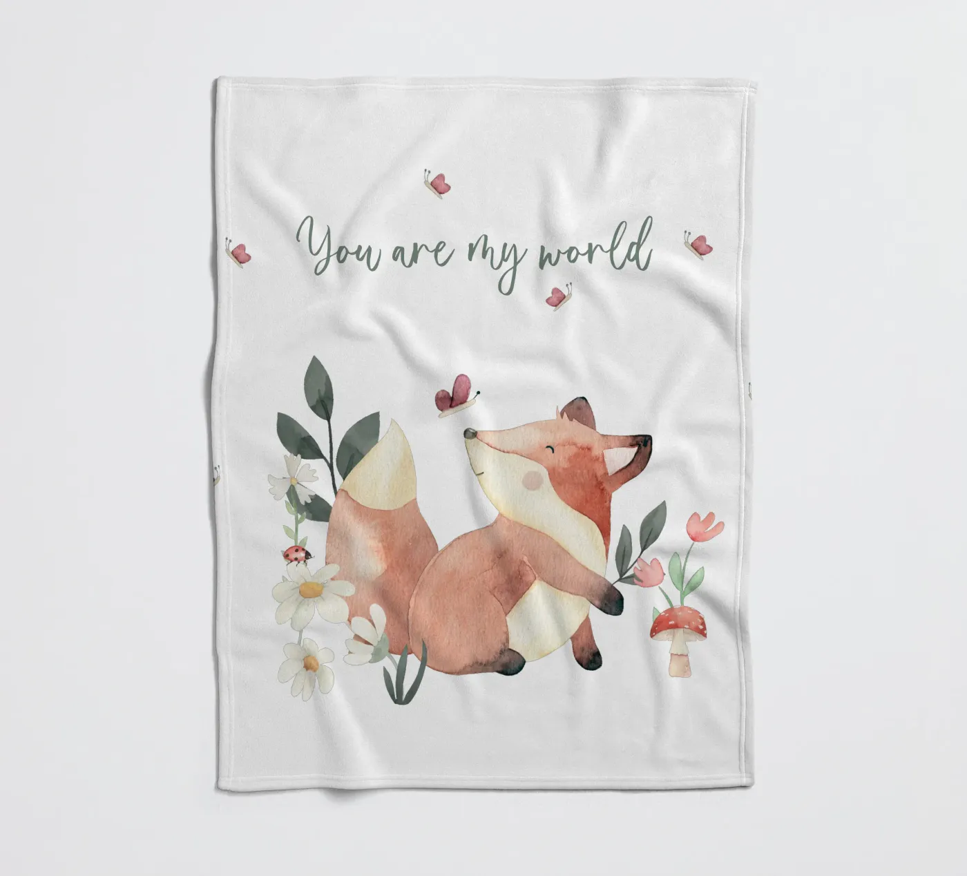 Foxy Fleecedecke von Sabrina Ziegenhorn